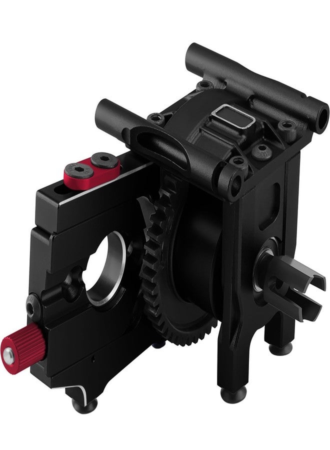 GIXCEL 46T Center Diff Set, Steel Differential Gear Set with Sliding Motor Mount Center Diff Mount Upgrade for RC 1/7 ARRMA 6S Felony FIRETEAM Infraction Mojave 1/8 6S Typhon KRATON Outcast (Black) - Image 1